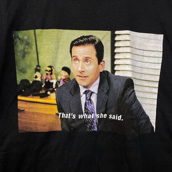The Office Michael Scott Thats What She Said Meme T-Shirt Small - Picture 2 of 4